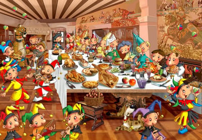 Grafika puzzel La Fête Médiévale - 1000 stukjes legpuzzel.