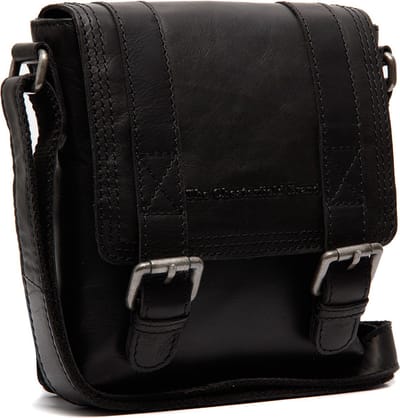 Chesterfield Ariano Waxed Pull Up Overslagtas - Zwart