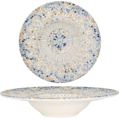 Bonna Pastabord - Luca Mosaic - Porselein - 28 cm (400cc) - set van 2