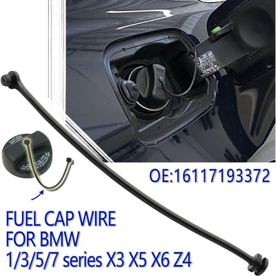 Universele Auto Olie Tankdop Draad Tank Cover Lijn Voor BMW E81 E82 E87 E88 E46 E90 E91 E92 e93 E39 E60 E61 F07 E63 E64 X3 X5 X6 Z4