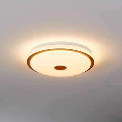 EGLO LED plafondlamp Lanciano 1 met afstandsbediening Ø38cm