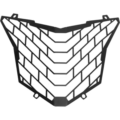 Zwarte Motorfiets Koplamp Grille Beschermer Koplamp Mesh Cover Beschermer Vervanging voor CB500X black