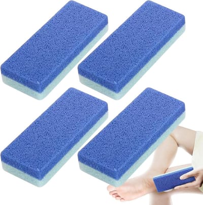 Puimsteen Voeten - Eelt Verwijderaar - Huid Verzachten - Ergonomische Grip - 4 Stuks - Niet gespecificeerd