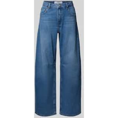 barrel fit jeans met steekzakken model 'ALMA'