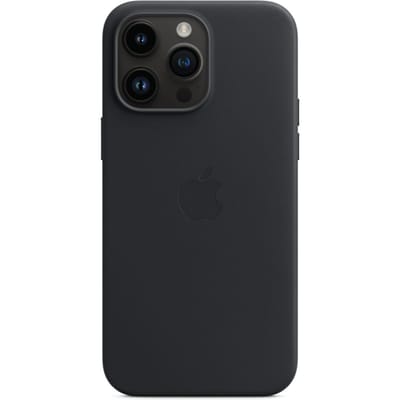 Leather Backcover MagSafe voor de Apple iPhone 14 Pro Max - Midnight