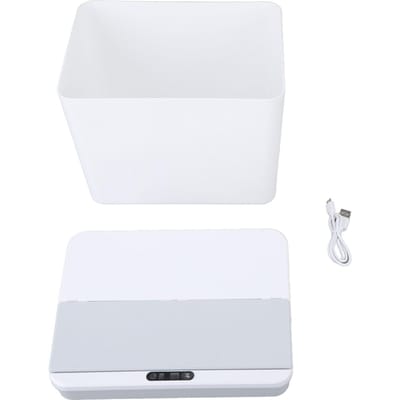 Slimme Afvalbak 8L Inhoud Touchless USB Oplaadbaar Automatische Inductie Elektrische Afvalbakken voor white