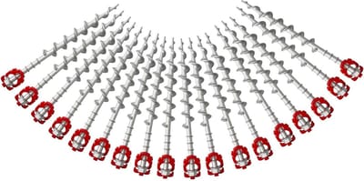 Grondankers - Tent haringen Ankers - Buitenobjecten Vastzetten - Uitzonderlijke Duurzaamheid - 305 cm Lengte - Zilver