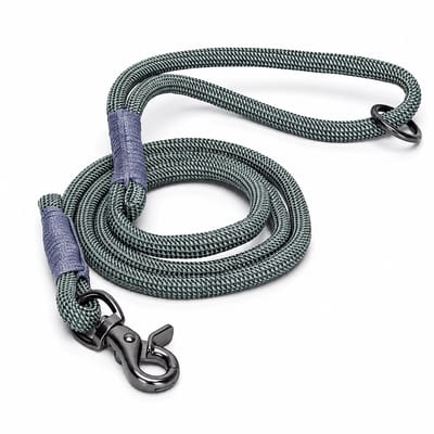 Nobleza Hondenriem - Looplijn Hond - Uitlaatriem - 120 cm - Reflecterend - Nylon - Groen