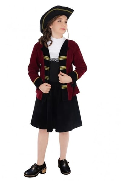 Lady Mary Piraten outfit Kind Luxe - Maat 140