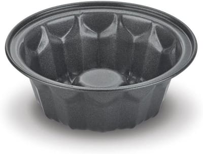 Mini Bakvorm Set - Muffin Bakvorm - Bakken Muffin - Gelijkmatige Verwarming - Small - Zwart