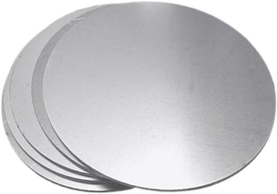 Ronde RVS Plaat - Metalen Schijf - Industrieel Gebruik - Hoge Corrosiebestendigheid - Diameter 150mm - Zilverkleurig