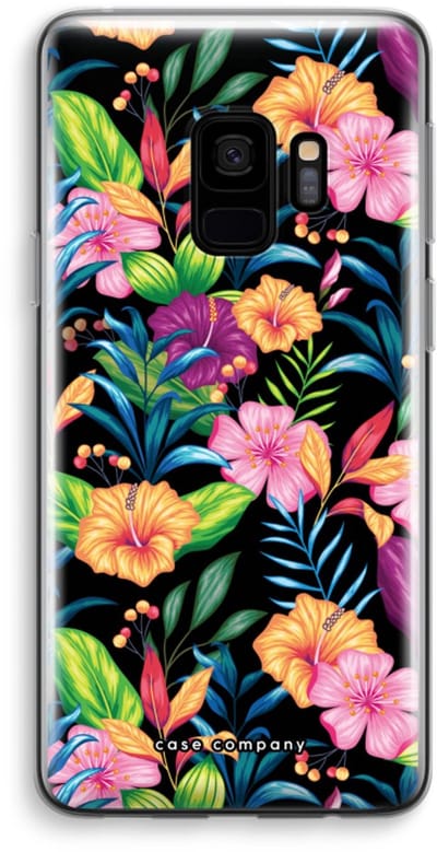 Case Company® - Hoesje geschikt voor Samsung Galaxy S9 hoesje - Tropisch 2 - Soft Cover Telefoonhoesje - Bescherming aan alle Kanten en Schermrand