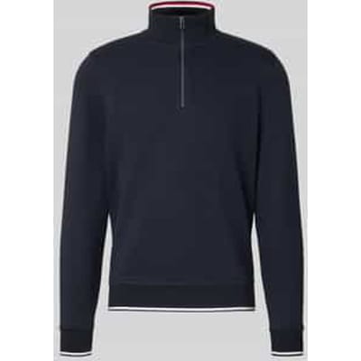 Regular fit schipperstrui met elastische boorden