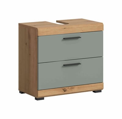 Scout wastafelmeubel salie MDF TZ Artisan eiken NB - 37x60x56cm