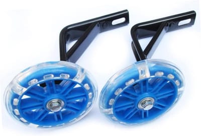Kinderfiets Zijwieltjes - Stabilisator Wielen - Leren Fietsen - Versterkt Verstevigingsontwerp - 20 Inch - Blauw