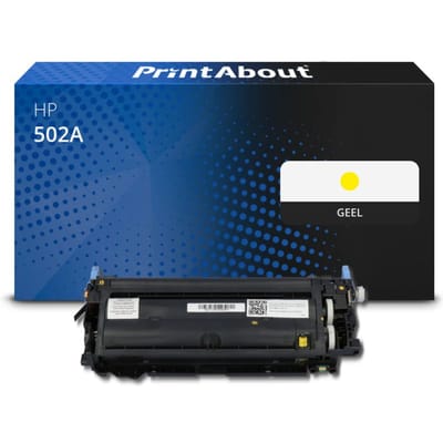 PrintAbout huismerk Toner 502A (Q6472A) Geel Geschikt voor HP