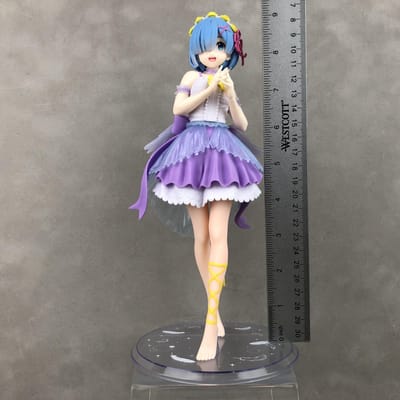 19CM Anime Rem Figuur Re:Zero kara Hajimeru Isekai Seikatsu Precious Figure Engel versie Figuur Speelgoed Cadeau Pop Actiefiguur PVC No box gray