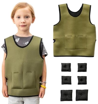 Verzwaringsvest voor kinderen, biedt comfort bij lage druk, gereedschap voor kinderen met ADHD, autisme, sensorische - ShopVlot