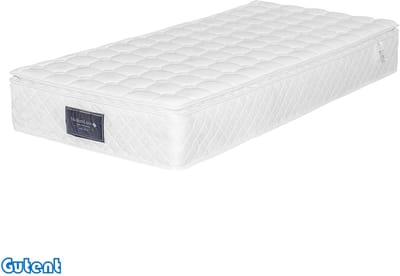 Gutent Springmatras - 7-zone koudschuimmatras - 90x200 cm - 100% Oeko-Tex gecertificeerd - Doorgestikte microvezel tijk - Hardheidsgraad H3 - 25 cm hoog