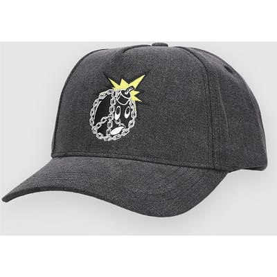 Adam Bomb Peace Chain Snapback Cap zwart