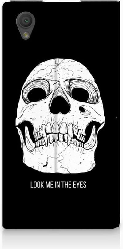 Mobiel BookCase Sony Xperia L1 Skull Eyes