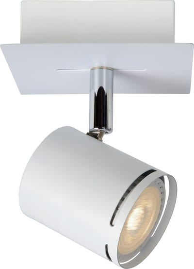 Lucide RILOU - Plafondspot (Plafondlamp) - LED Dimbaar - GU10 - 1x5W 3000K - Wit