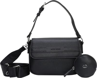 GERRY WEBER Schoudertas Zeitgeist Shoulderbag SHZ Black Zwart