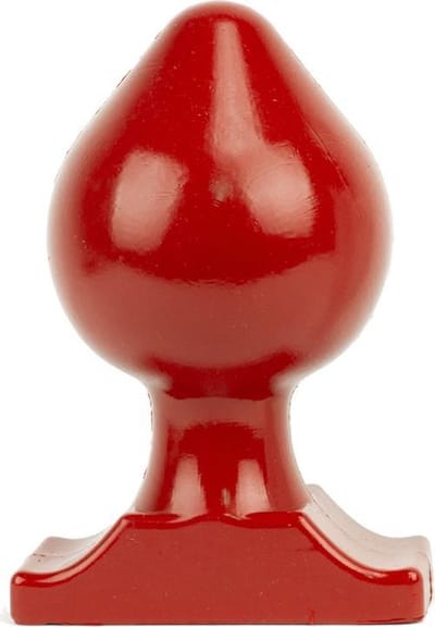All Red Buttplug 22,5 x 12 cm - rood