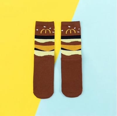Fun sokken ‘Hamburgers' (91228)