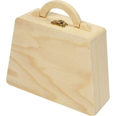 Creativ Company Houten Tas 17,5x13x5,5 cm