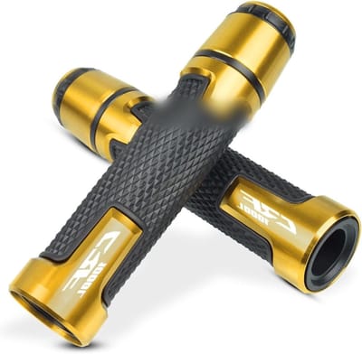 Motorfiets Handvatten - Handvat Caps Bar Stekkers - Motor Rijcomfort - Antislip Ontwerp - 22mm 7/8" - Goud