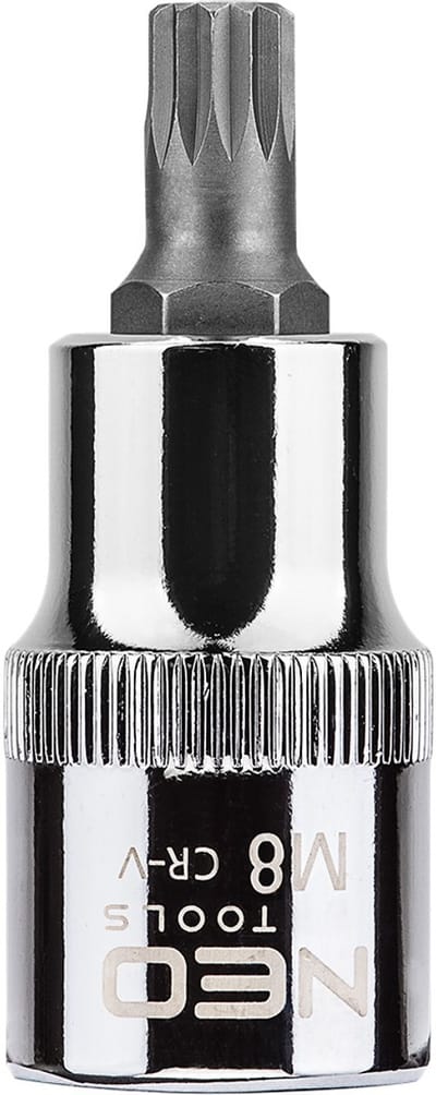 NEO - Spline Dopsleutel - M8 - 1/2 inch - 55 mm