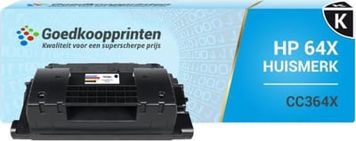 Huismerk HP 64X toner / HP CC364X toner cartridge Zwart (26.500 afdrukken)