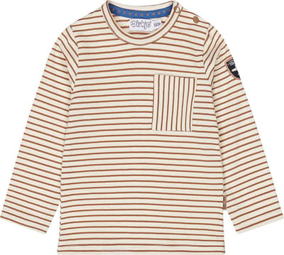 Dirkje-Jongens T-shirt ls- Bruin
