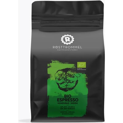 Rösttrommel Kaffeerösterei Rösttrommel Bio Espresso Blend 1kg