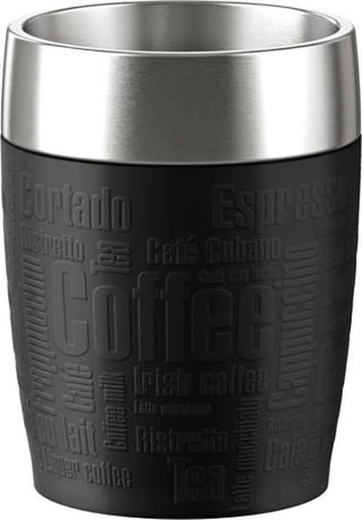 EMSA TRAVEL CUP kopje Zwart