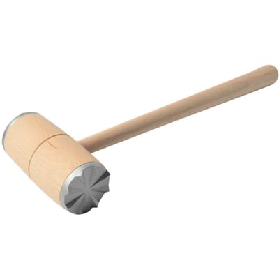 Maillet à viande en bois à deux faces pour attendrir le steak, le bœuf, outil de cuisine pratique
