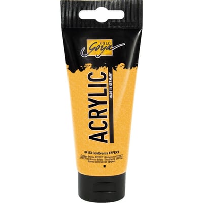 Solo Goya Brons Gouden Acrylverf - 100ml tube - Hoge kwaliteit A-merk