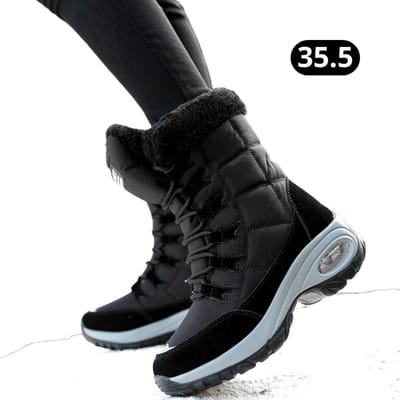Nivard Sneeuwboots - Sneeuwschoenen - Snowboots - Wintersport - Dames - Ski Gadgets - EU35.5 - Zwart