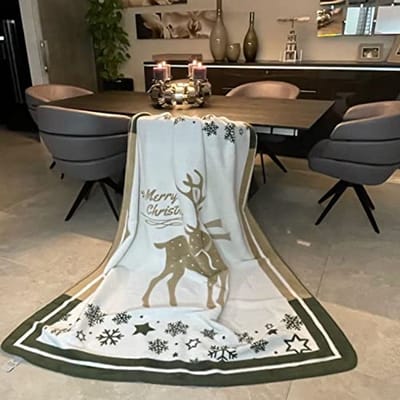 Kerst Knuffeldeken 150x200 cm - Pluizig en Zacht Design voor Woonkamer