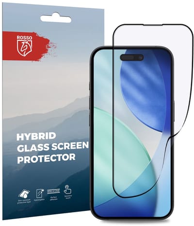 Rosso Hybrid Glass Geschikt voor Apple iPhone 17 / 17 Pro - PMMA Glas Screen Protector - Plexiglas - Ultradun - Beschermlaag - Ultra Clear