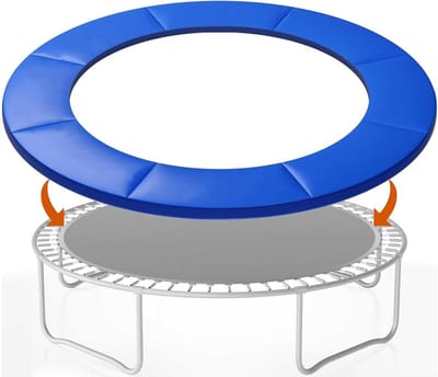 Trampoline Randafdekking - Veerbescherming - Veiliger Spelen - Waterdicht PVC - 183-487 cm - Blauw