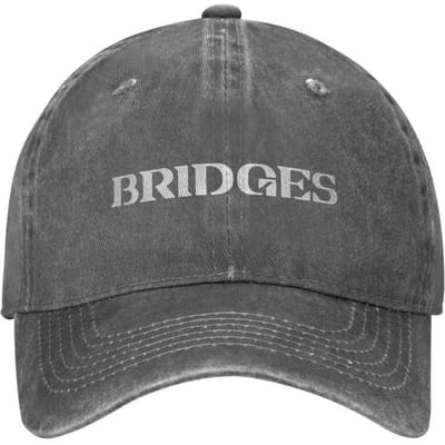 Bridges Death Stranding Game Baseballpet Vintage Verweerde Denim Snapback Pet Unisex Buiten Zomer Ongestructureerd Zacht Pet Hoed Adjustable gray