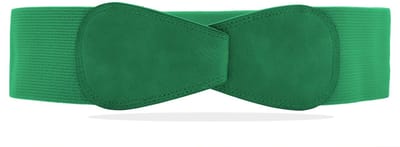 Dailygoods - Elastische Obi Riem voor Dames - Lichtgroen, Comfortabele Aanpassing