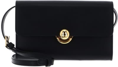 FURLA Leren clutch schoudertas Sfera Crossbody Bag Nero zwart