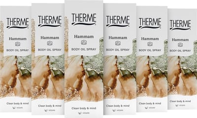 6x Therme Body Oil Spray Hammam 125 ml