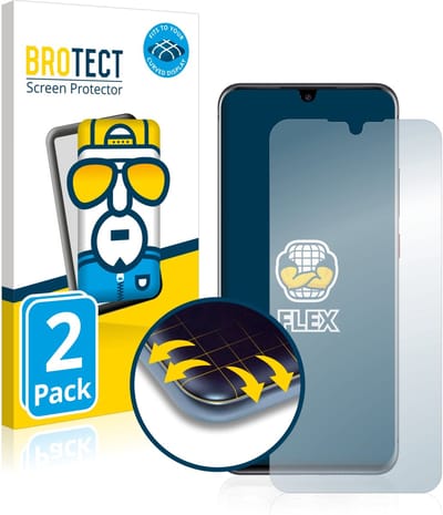 BROTECT - Screenprotector voor ZTE Axon 11 4G - Folie Beschermfolie transparant volledig dekking - 2 Stuks