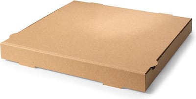 10x Pizzadoos - 36x36x4,2 cm - BARSA - 10 stuks - kraft / bruin