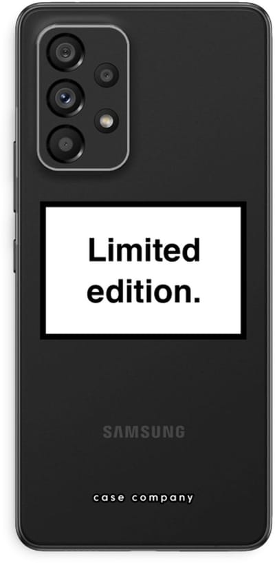 Case Company® - Hoesje geschikt voor Samsung Galaxy A53 5G hoesje - Limited edition - Soft Cover Telefoonhoesje - Bescherming aan alle Kanten en Schermrand