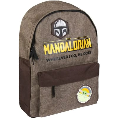 Star Wars The Mandalorian Rugzak Wherever I Go, He Goes